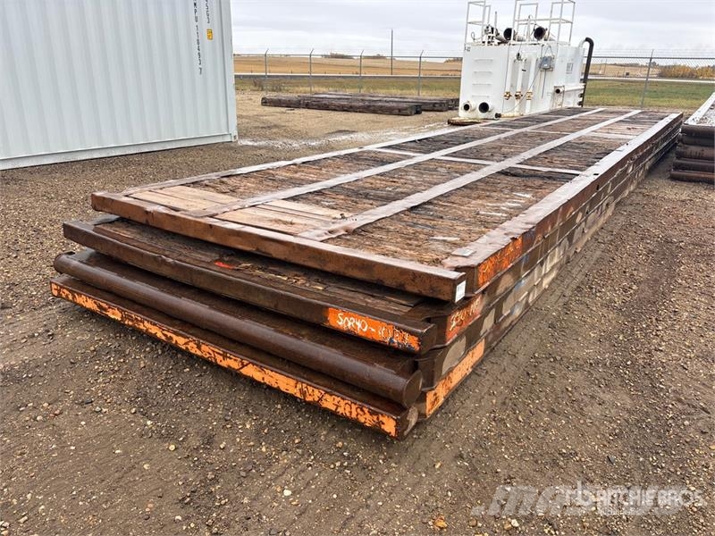 Quantity of (4) 8 Ft x 40 Ft Rig Mats Oprema i rezervni dijelovi za bušenje