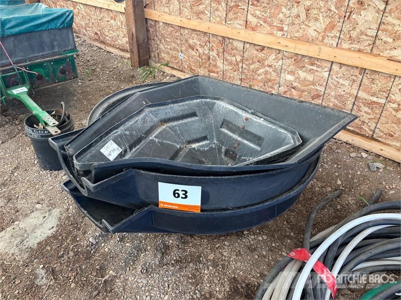 Quantity of (4) Auger Hoppers Farm machinery