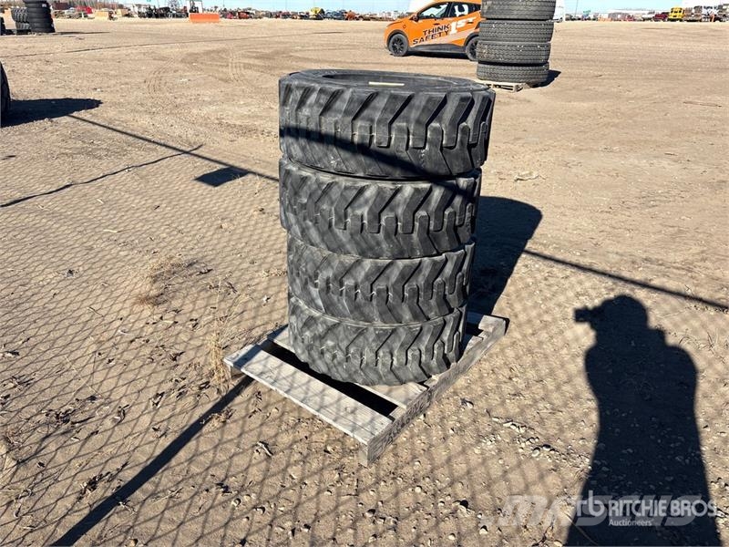  Quantity of (4) Caterpillar 10-16.5 Tires Roti