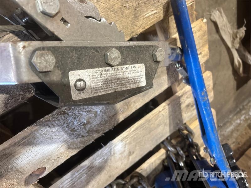 Quantity of (4) Chain Hoists Rigging Crane parts and equipment