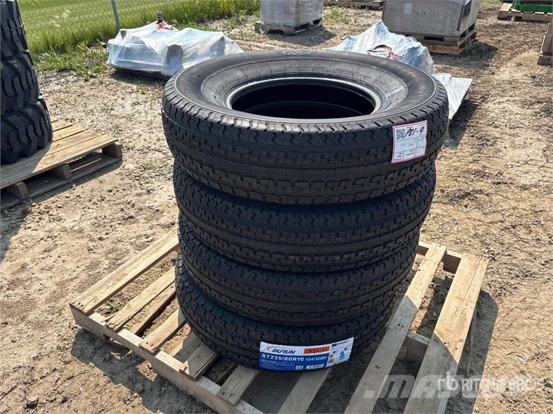  Quantity of (4) Durun ST235/80R16 Trailer Tires (U Tyres, wheels and rims