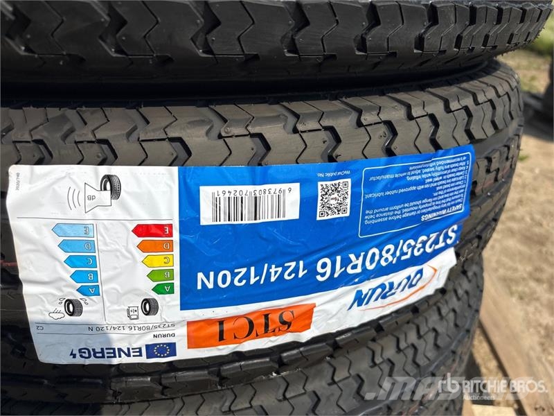  Quantity of (4) Durun ST235/80R16 Trailer Tires (U Tyres, wheels and rims
