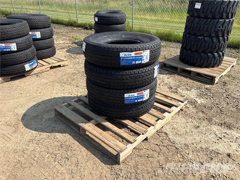  Quantity of (4) Durun ST235/80R16 Trailer Tires (U Tyres, wheels and rims