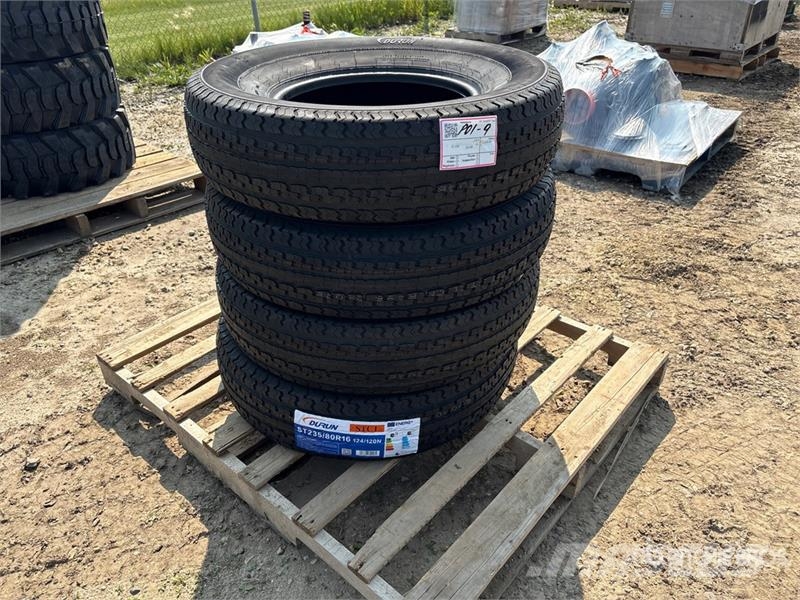  Quantity of (4) Durun ST235/80R16 Trailer Tires (U Tyres, wheels and rims
