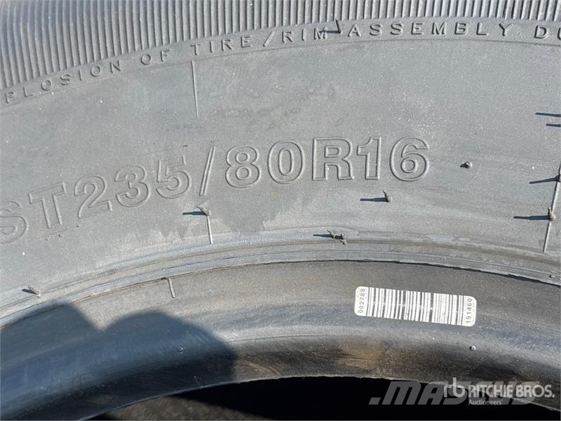 Quantity of (4) Durun ST235/80R16 Tires (Unused) Tyres, wheels and rims