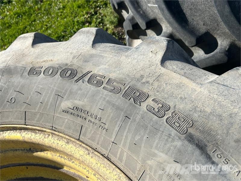 Quantity of (4) Firestone 600/65R38 Tires - Fits J Tyres, wheels and rims