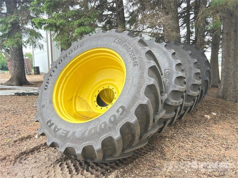 Quantity of (4) Good Year Optitorque 800/55R46 Tir Opony, koła i felgi