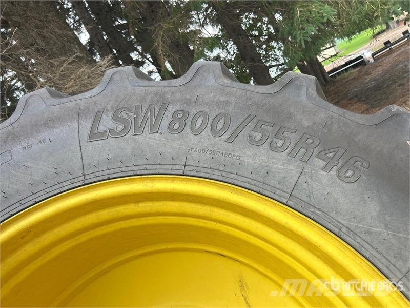 Quantity of (4) Good Year Optitorque 800/55R46 Tir Opony, koła i felgi