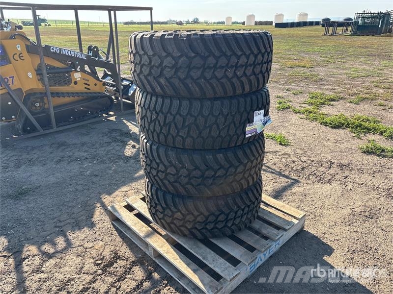 Quantity of (4) Grizzly Mita 35x12.5R20 Tires (Unu Tyres, wheels and rims