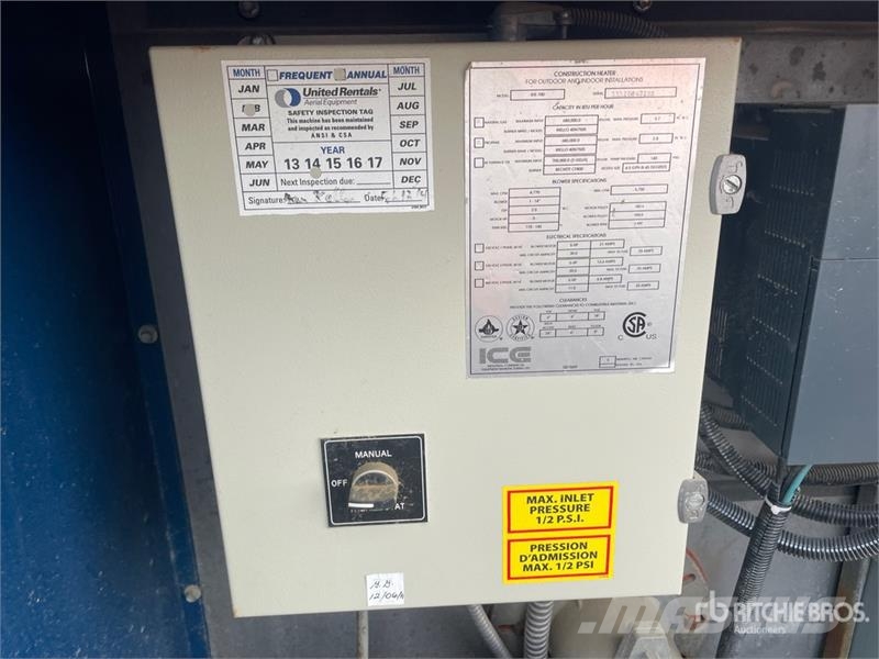 Quantity of (4) Ice Fighter 680000 BTU Industrial Εξοπλισμός θέρμανσης και ξεπαγώματος