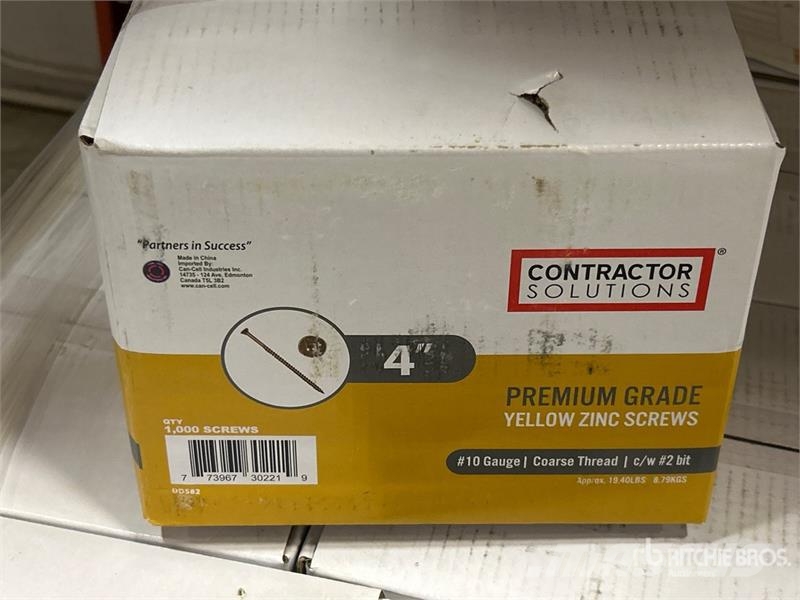 Quantity of 4 in 10 Gauge Screws Andre komponenter