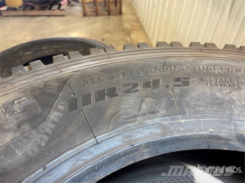 Quantity of (4) Jinyu JD721 11R24.5 Tires (Unused) Tyres, wheels and rims