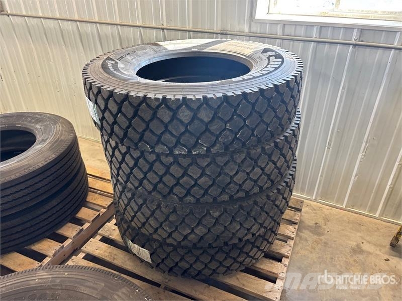 Quantity of (4) Jinyu JD721 11R24.5 Tires (Unused) Tyres, wheels and rims