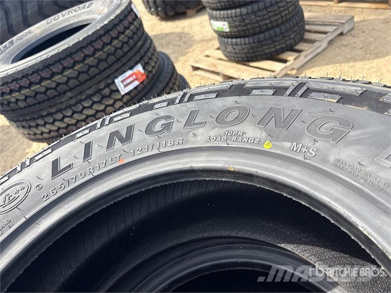 Quantity of (4) Linglong LT265/70R17 Tires (Unused Tyres, wheels and rims