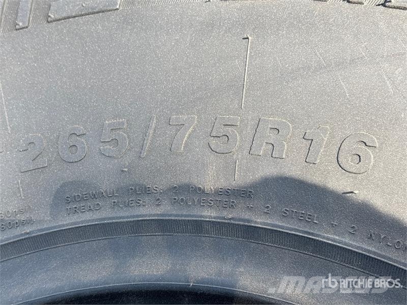  Quantity of (4) Linglong 265/75R16 Tires (Unused) Tyres, wheels and rims