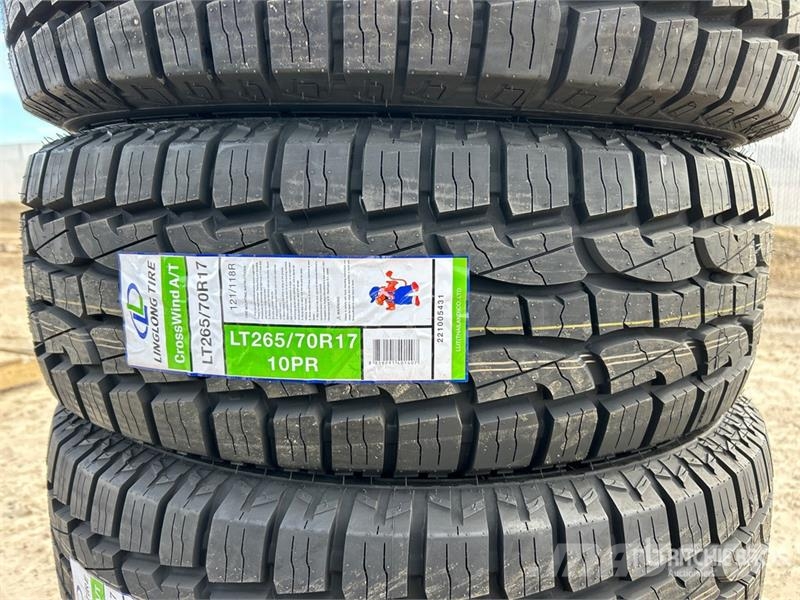 Quantity of (4) LT265/70R17 Tires (Unused) Gume, kolesa in platišča