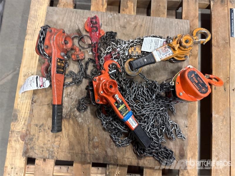 Quantity of (4) Miscellaneous Chain Hoists مكونات أخرى