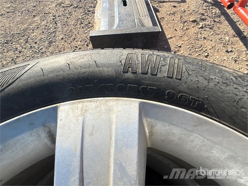 Quantity of (4) Motomaster 215/60R17 Tires - Fits Tyres, wheels and rims