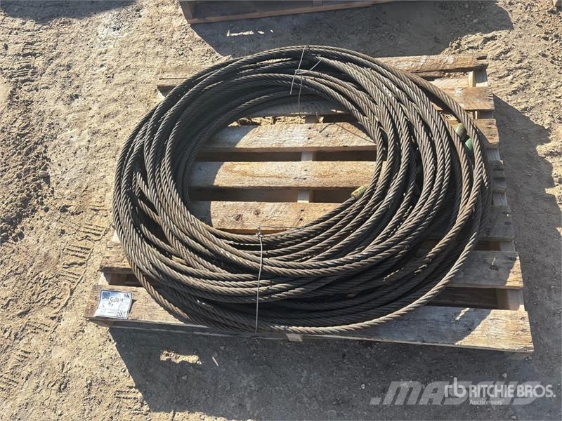 Quantity of (4) Pallets of 24 Ft Winch Cable Andre komponenter