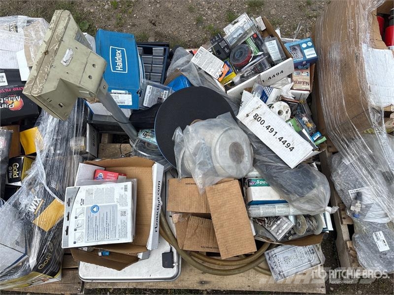 Quantity of (4) Pallets of Miscellaneous Parts Andre komponenter