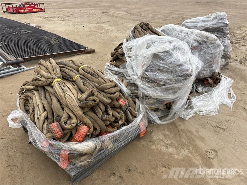 Quantity of (4) Pallets of Sling Запчасти для кранов