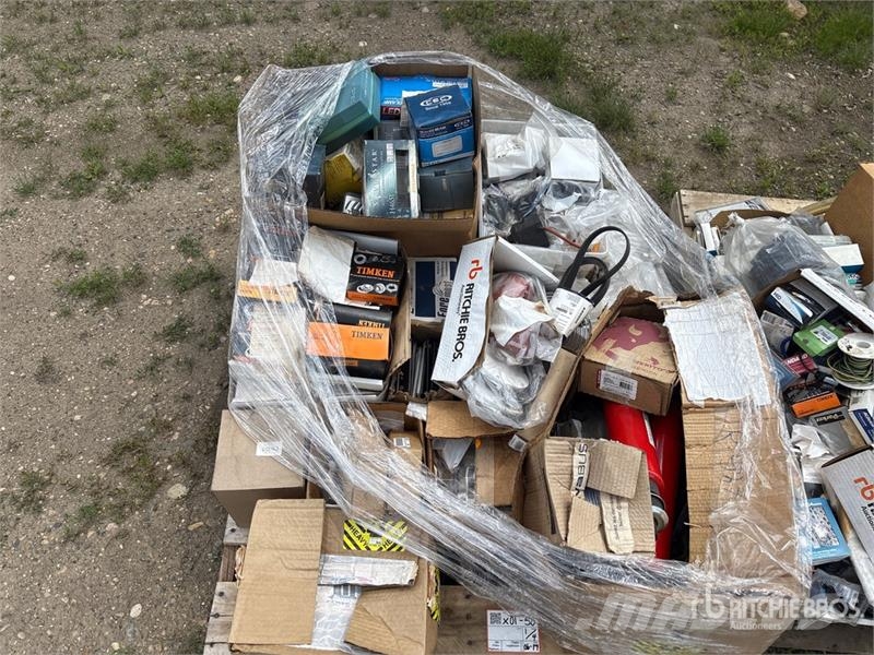 Quantity of (4) Pallets of Miscellaneous Parts Andre komponenter