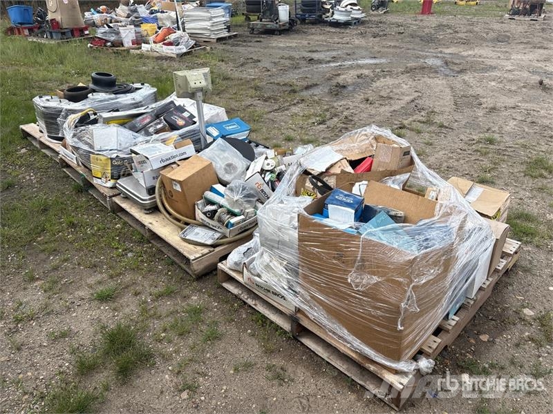 Quantity of (4) Pallets of Miscellaneous Parts Andre komponenter