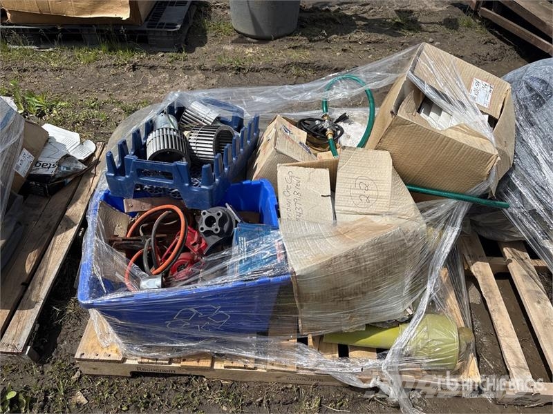 Quantity of (4) Pallets of Miscellaneous Parts Andre komponenter
