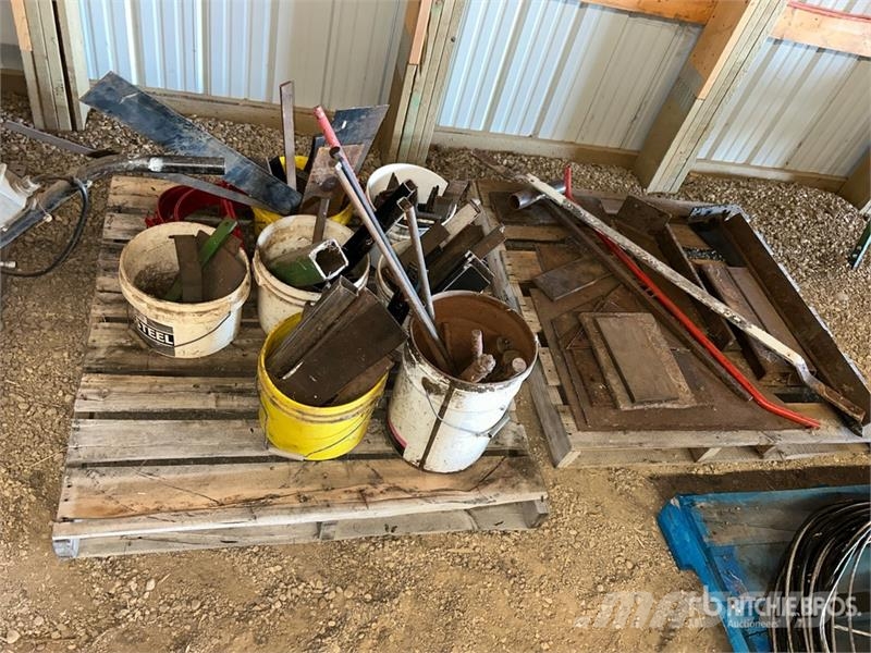 Quantity of (4) Pallets of Scrap Steel Frezos