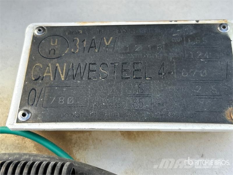 Quantity of (4) Portable Steel Diesel Fuel Tank Fuel and additive tanks