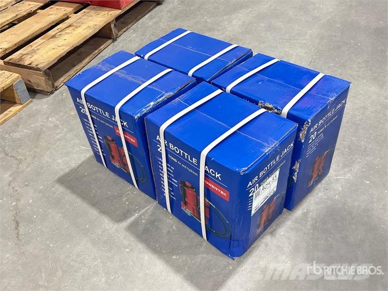  Quantity of (4)  Powertek 20T lifter 20 Ton Air Bo Sonstige Baumaschinen