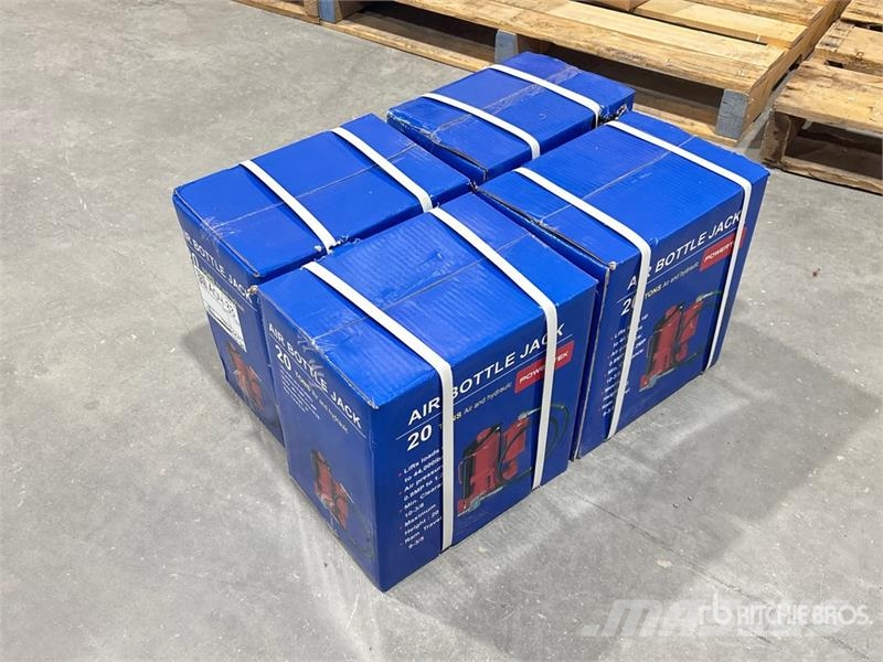  Quantity of (4)  Powertek 20T lifter 20 Ton Air Bo Sonstige Baumaschinen