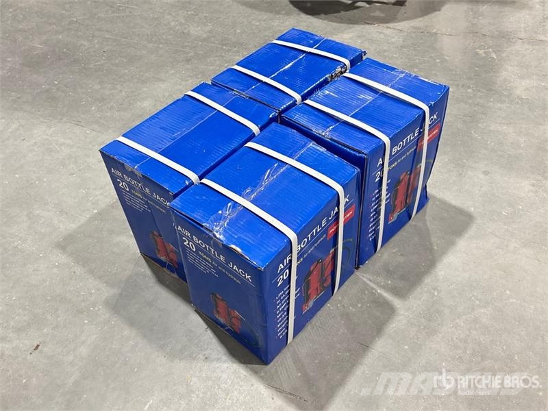  Quantity of (4)  Powertek 20T lifter 20 Ton Air Bo Sonstige Baumaschinen