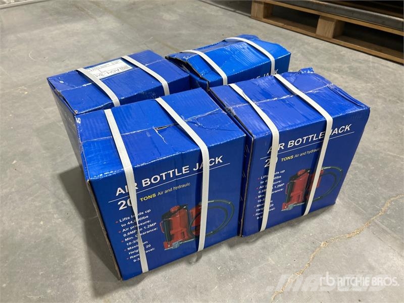 Quantity of (4) Powertek 20T lifter 20 Ton Air Bo Építőipar - Egyebek