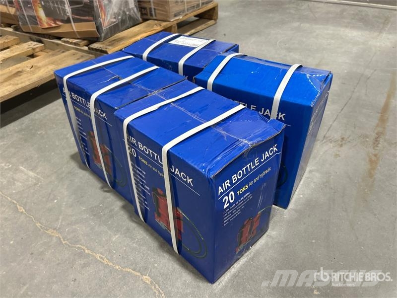Quantity of (4) Powertek 20T lifter 20 Ton Air Bo Építőipar - Egyebek