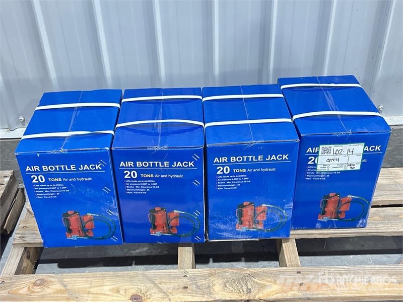Quantity of (4) Powertek 20T lifter 20 Ton Air Bo Sonstige Baumaschinen