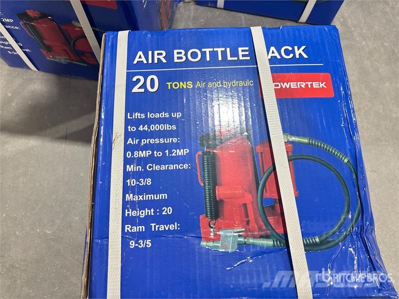  Quantity of (4)  Powertek 20T lifter 20 Ton Air Bo Sonstige Baumaschinen