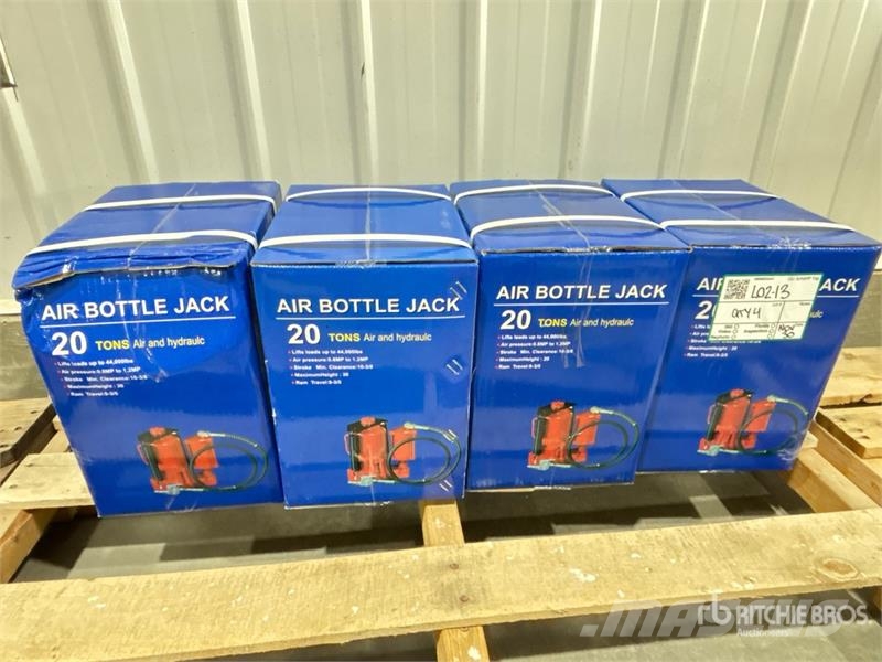 Quantity of (4) Powertek 20T lifter 20 Ton Air Bo Sonstige Baumaschinen