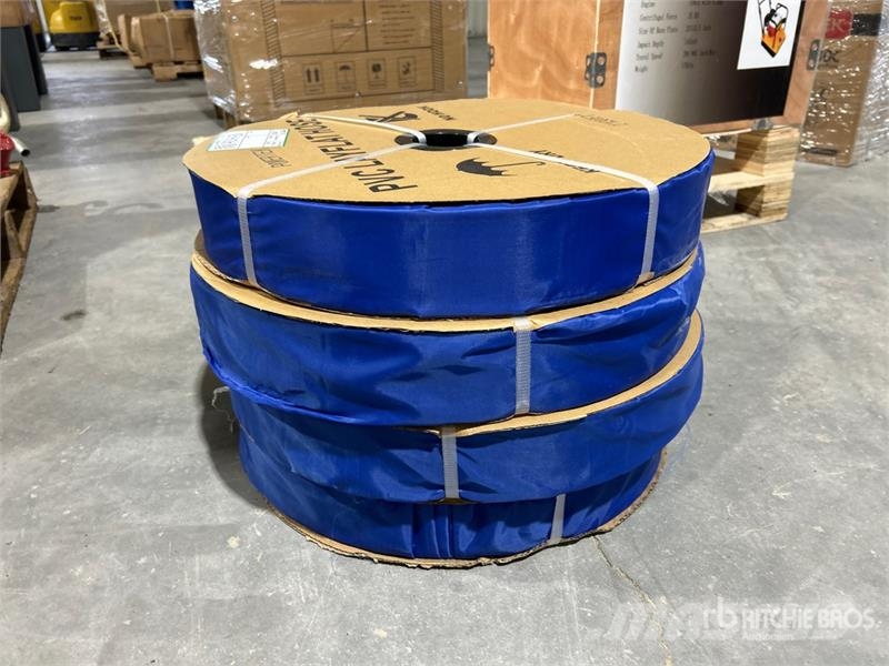  Quantity of (4)  Powertek 2"-300FT PVC Layflat Wat ملحقات خرسانة