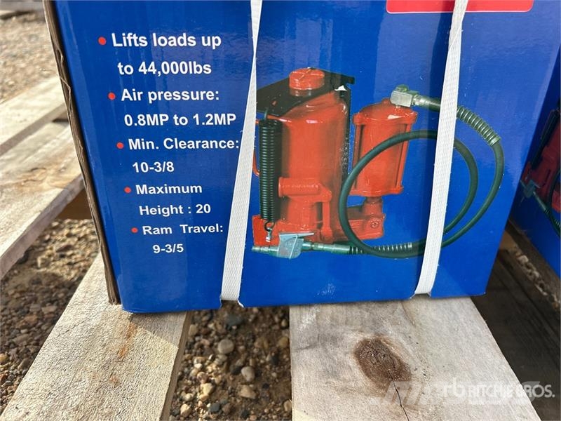 Quantity of (4) Powertek 20T lifter 20 t Bottle J Diger