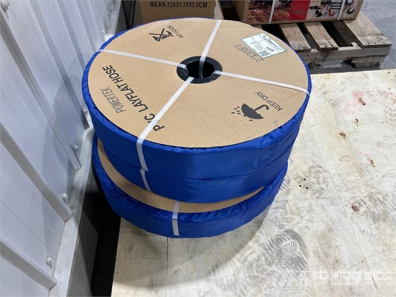  Quantity of (4)  Powertek 2 in x 300 ft Water Hose Beton tartozékok
