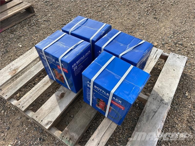 Quantity of (4) Powertek 20T lifter 20 t Bottle J Diger