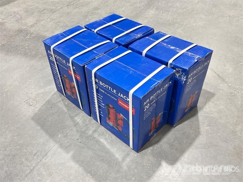  Quantity of (4)  Powertek 20T lifter 20 Ton Air Bo Sonstige Baumaschinen