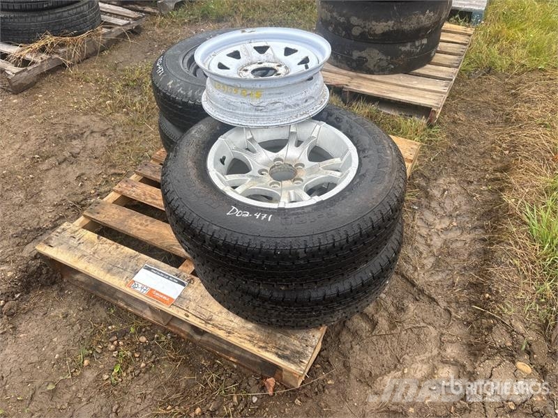 Quantity of (4) ST205/75R15 Tires (Unused) Tyres, wheels and rims