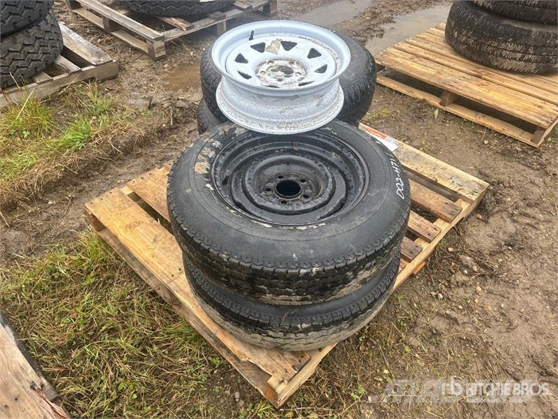 Quantity of (4) ST205/75R15 Tires (Unused) Tyres, wheels and rims