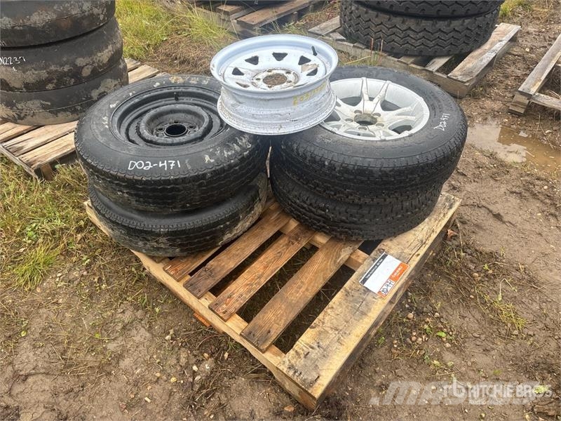Quantity of (4) ST205/75R15 Tires (Unused) Tyres, wheels and rims