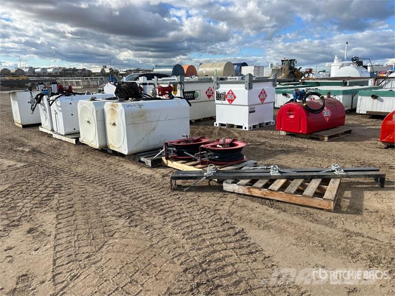Quantity of (4) Steel Fuel Tanks for Fuel Truck Se Fuel and additive tanks