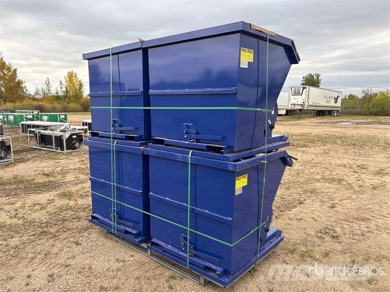 Quantity of (4) Suihe N-1CY-4 3 ft 7 in 1 cyd Sel 倉槽和斗箱