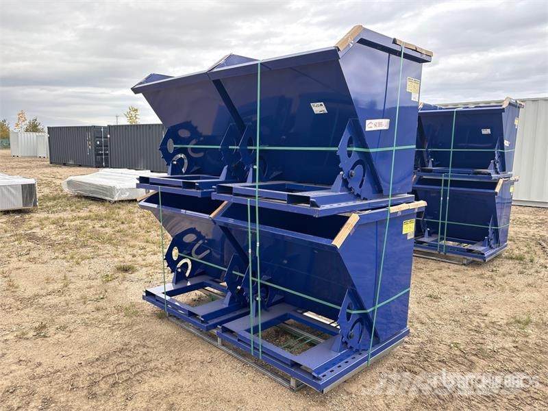 Quantity of (4) Suihe N-1CY-4 3 ft 7 in 1 cyd Sel 倉槽和斗箱