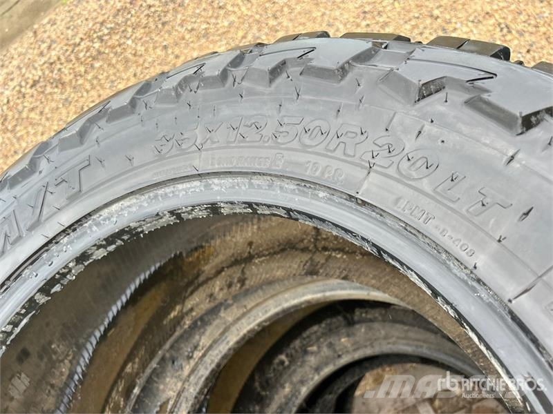 Quantity of (4) Toyo M/T Open County 35X12.50R20 Tyres, wheels and rims